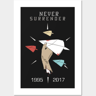 Never surrender Posters and Art